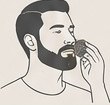 Glide BD-19 through the beard